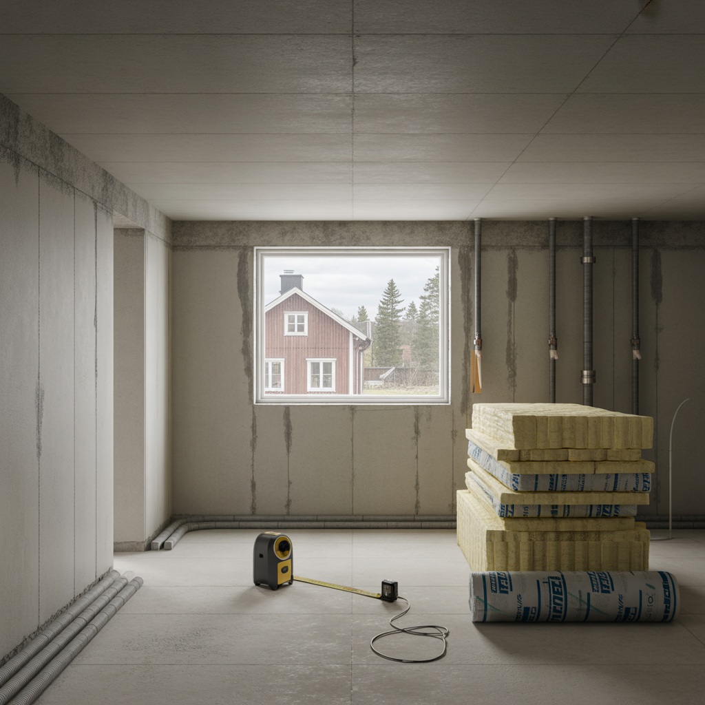 planera kallarrenovering kostnad fukt och isolering