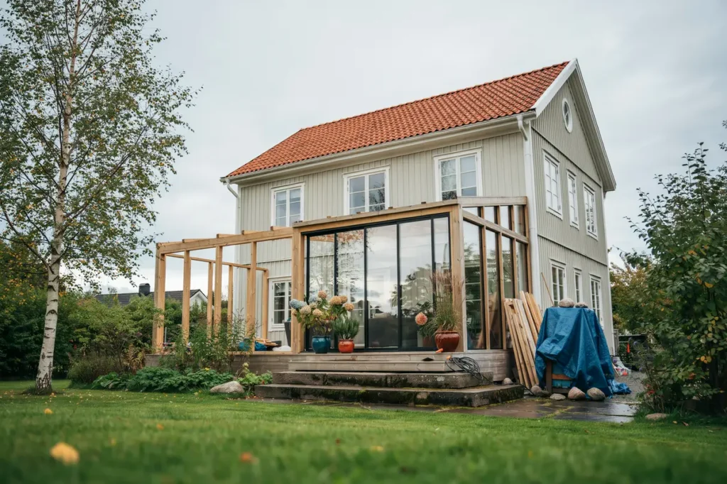 bygga uterum eller glasa in verandan smarta id er som f rl nger s songen hemma